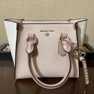 Michael Kors - Kris Small pebbled leather satchel